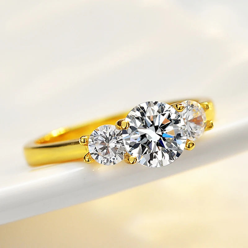 1.6CT Moissanite Wedding Band in 14K Gold